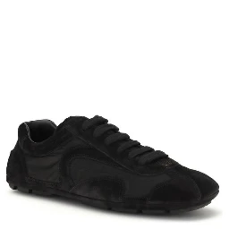 Black Calf Leather Bos Taurus Athletic Sneakers