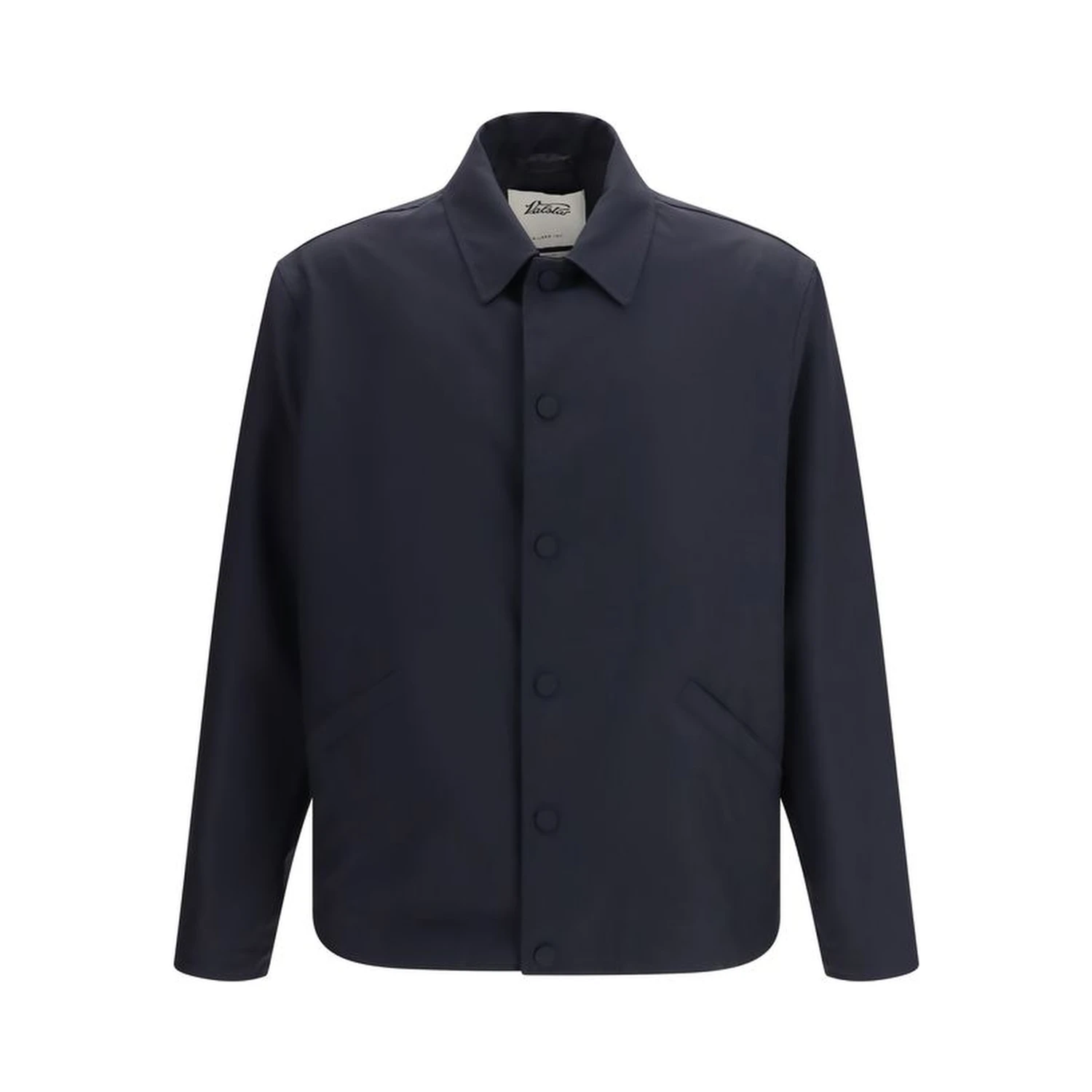 Blue Fleece Wool Coat