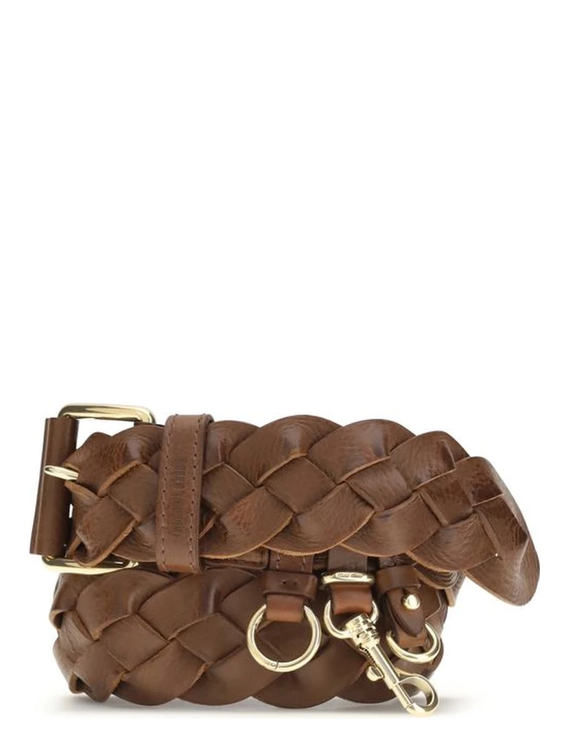 Brown Calf Leather Bos Taurus Belt