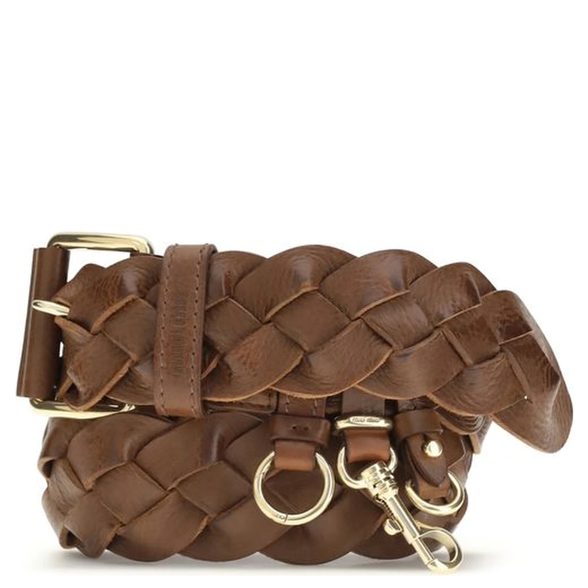 Brown Calf Leather Bos Taurus Belt