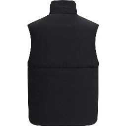 Black Polyamide Sleveless Jacket