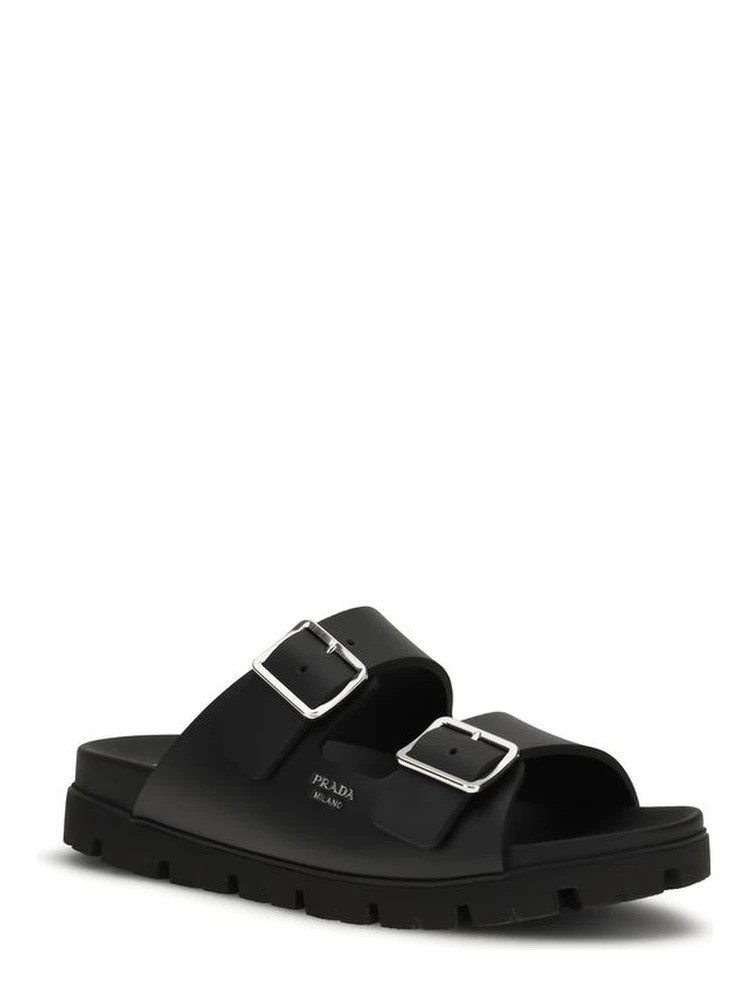 Black Calf Leather Bos Taurus Sandals alternative