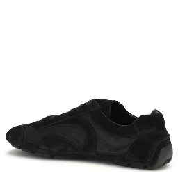 Black Calf Leather Bos Taurus Athletic Sneakers