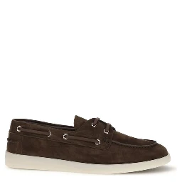Brown Calf Leather Bos Taurus Slip-On Loafers