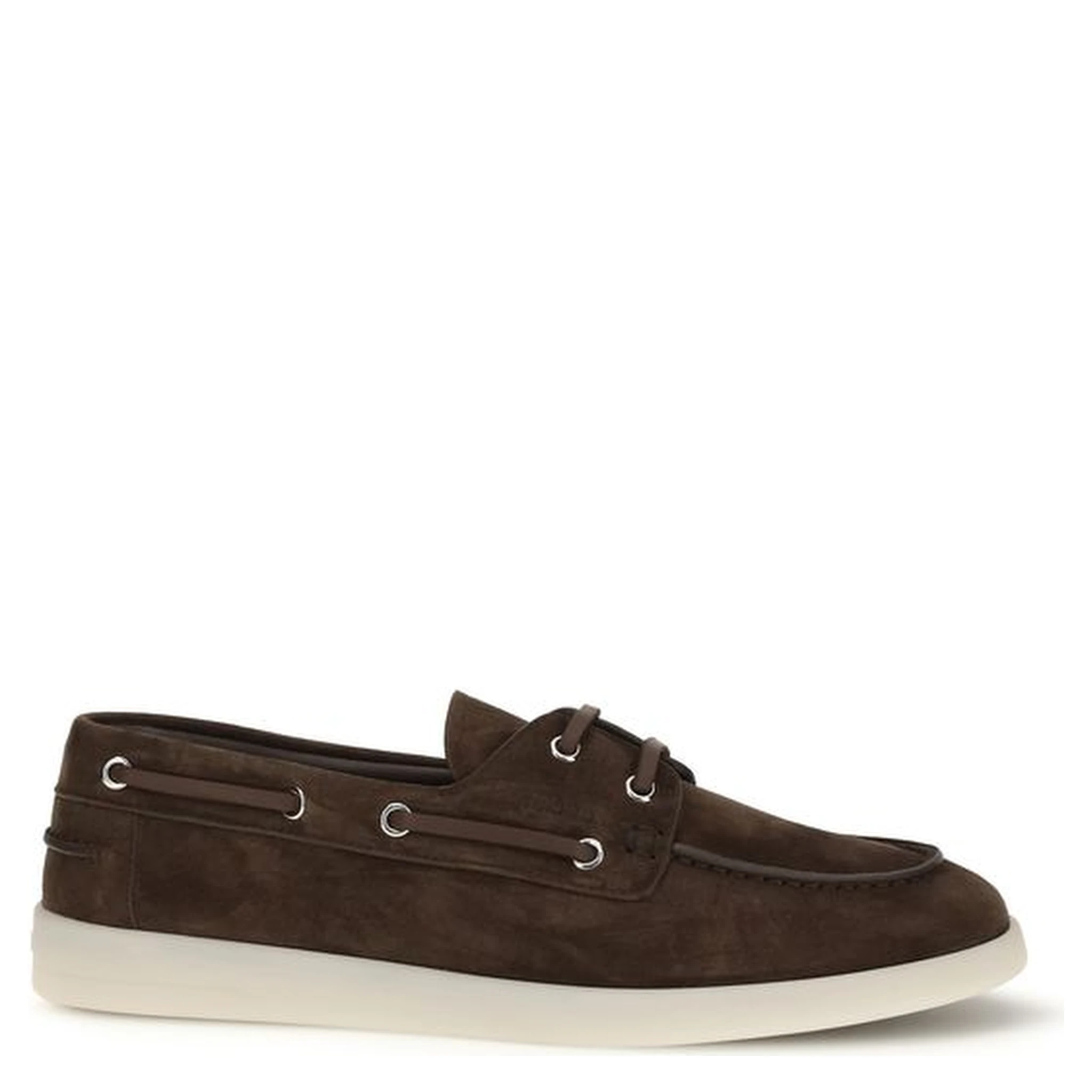 Brown Calf Leather Bos Taurus Slip-On Loafers