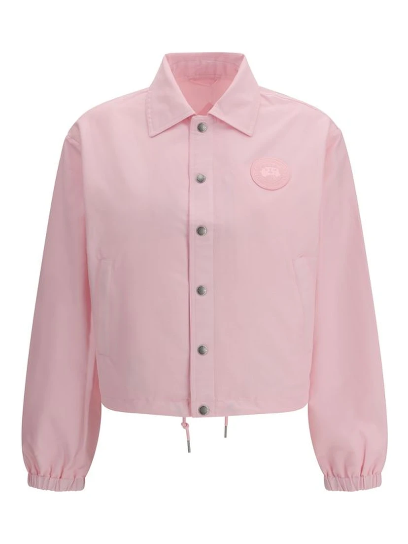 Multicolor Recycled Polyamide Full-Length Jacket