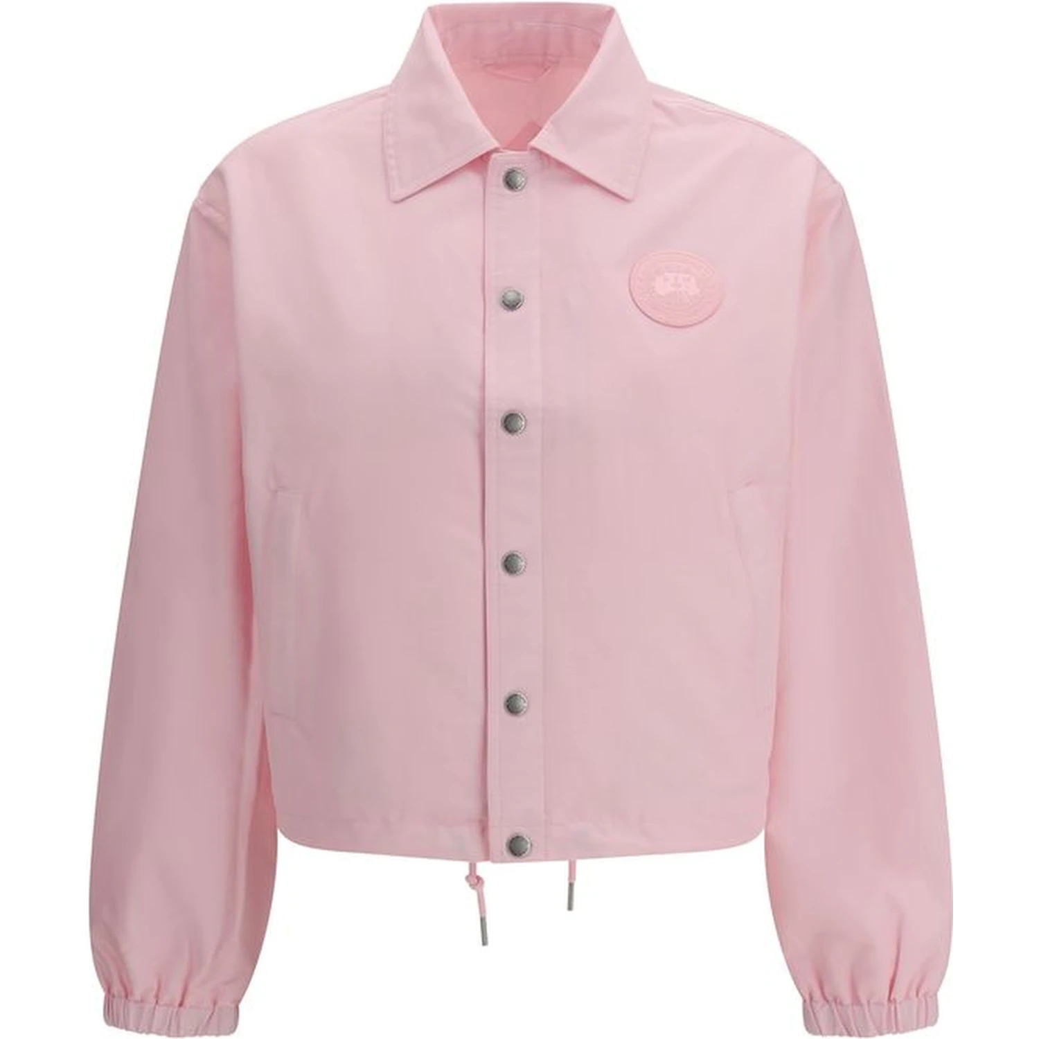Multicolor Recycled Polyamide Full-Length Jacket