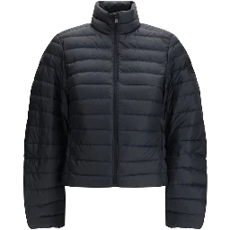 Black Recycled Polyester Shell Jacket