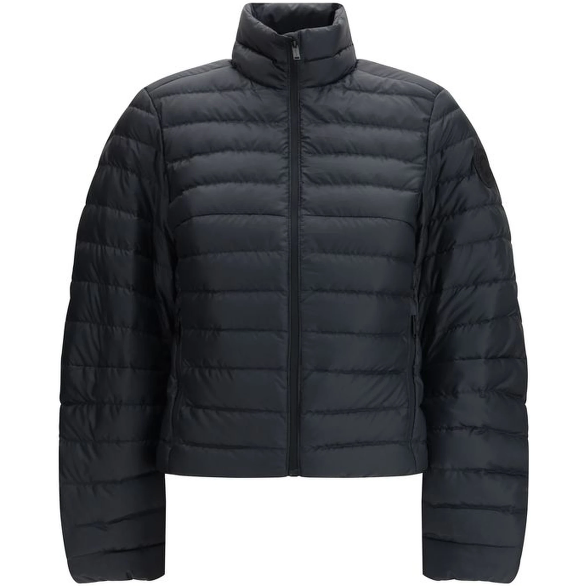 Black Recycled Polyester Shell Jacket