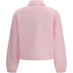 Multicolor Recycled Polyamide Full-Length Jacket