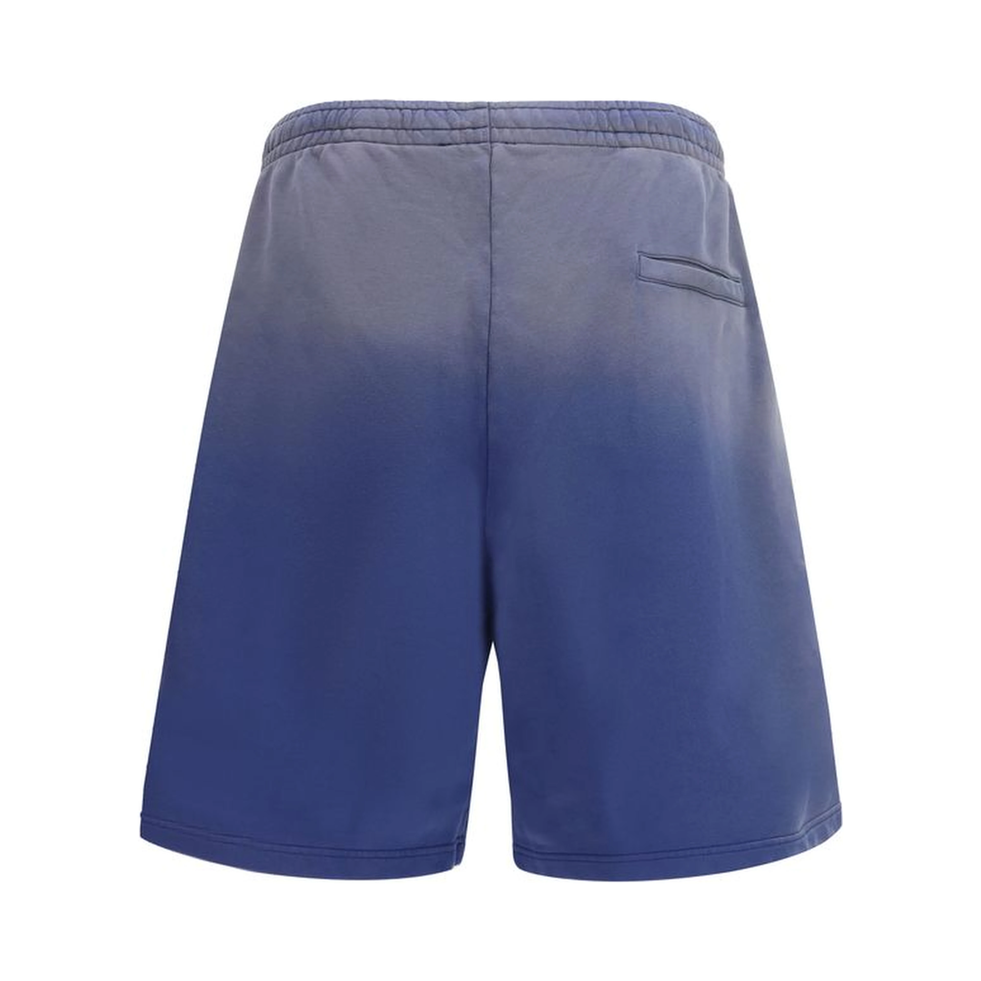 Blue Cotton Bermuda Shorts