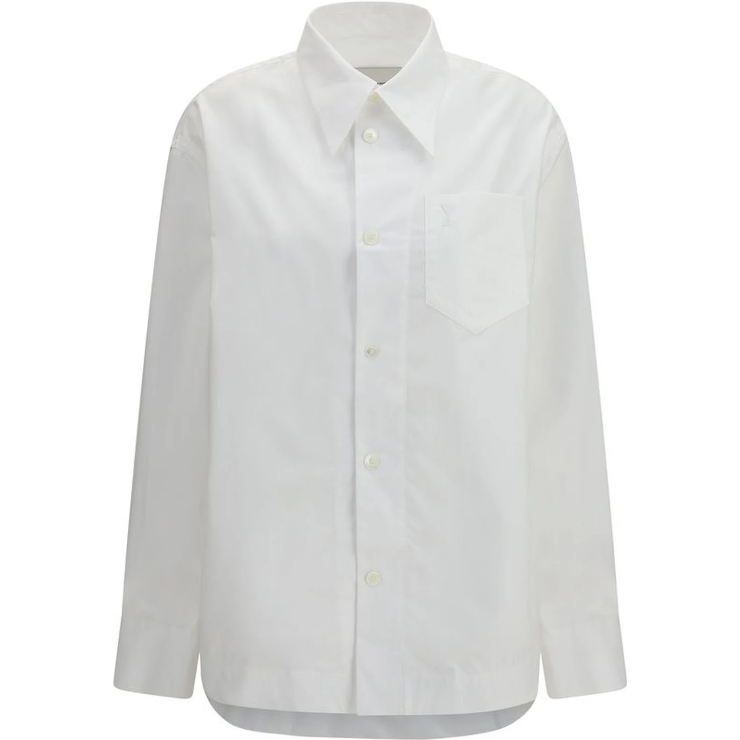 White Cotton Dress Shirt