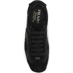 Black Calf Leather Bos Taurus Athletic Sneakers