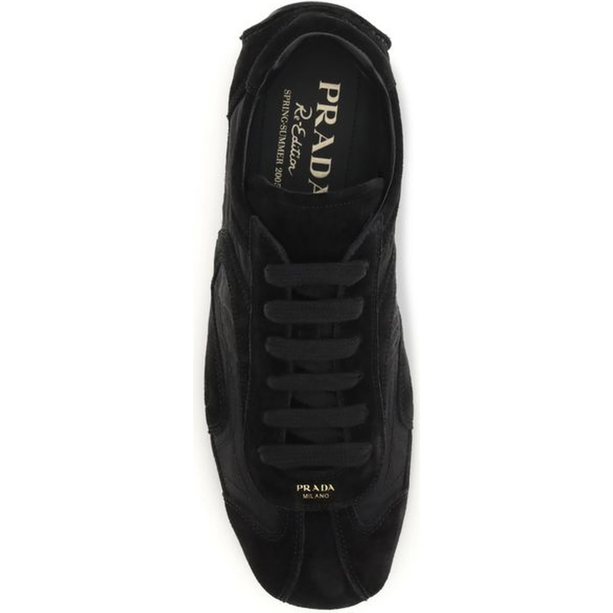 Black Calf Leather Bos Taurus Athletic Sneakers