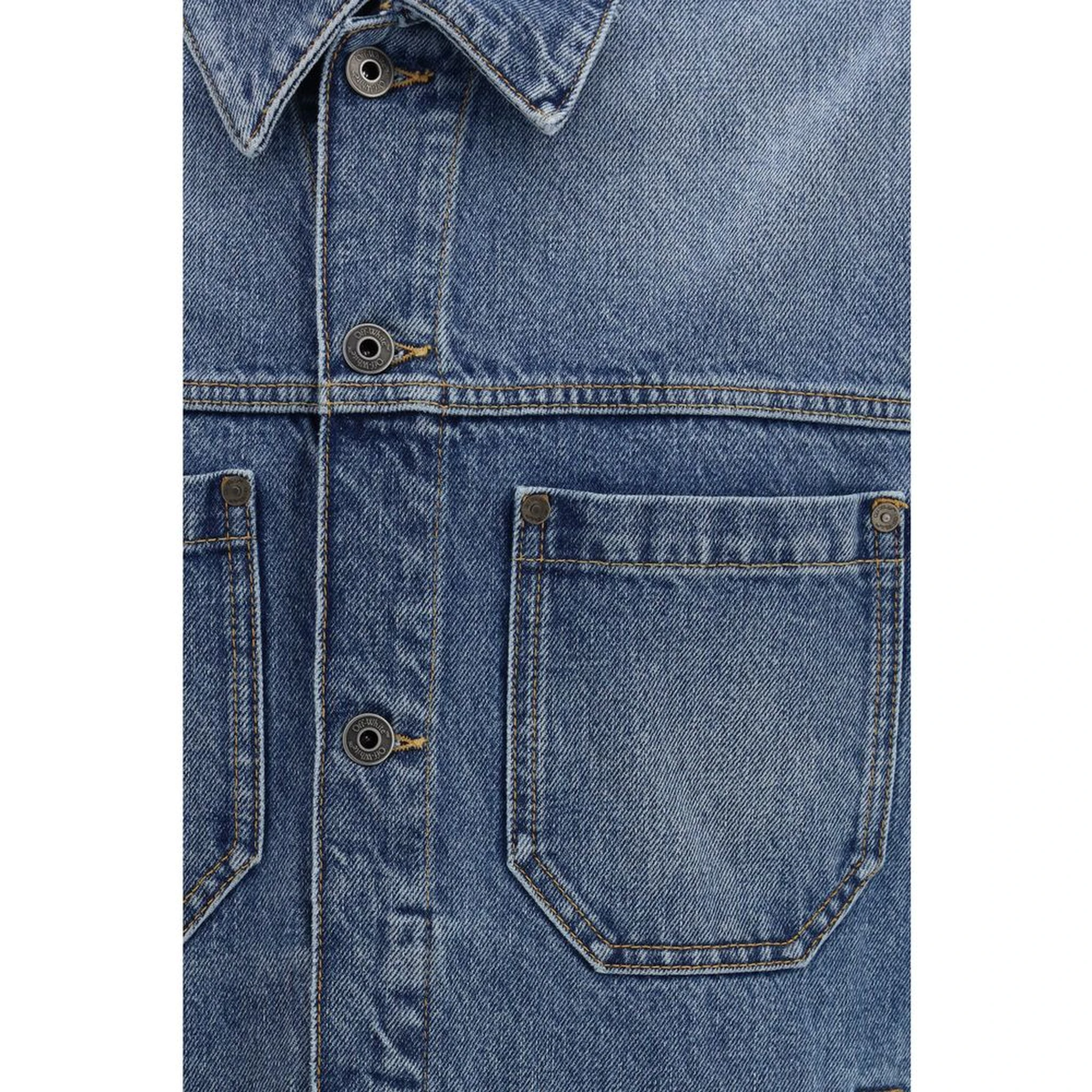 Blue Cotton Denim Jacket