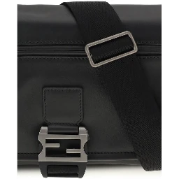 Black Calf Leather Bos Taurus Shoulder Bag