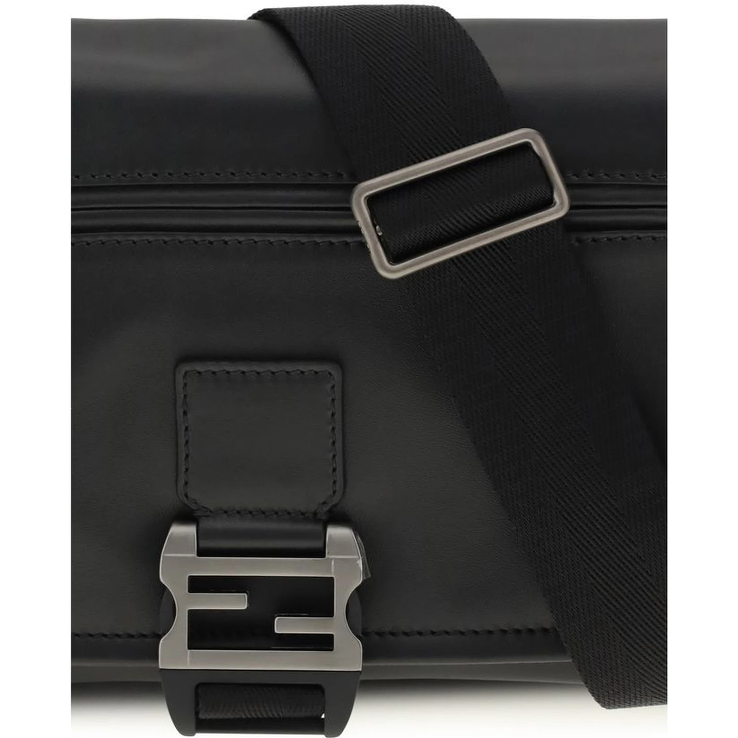 Black Calf Leather Bos Taurus Shoulder Bag