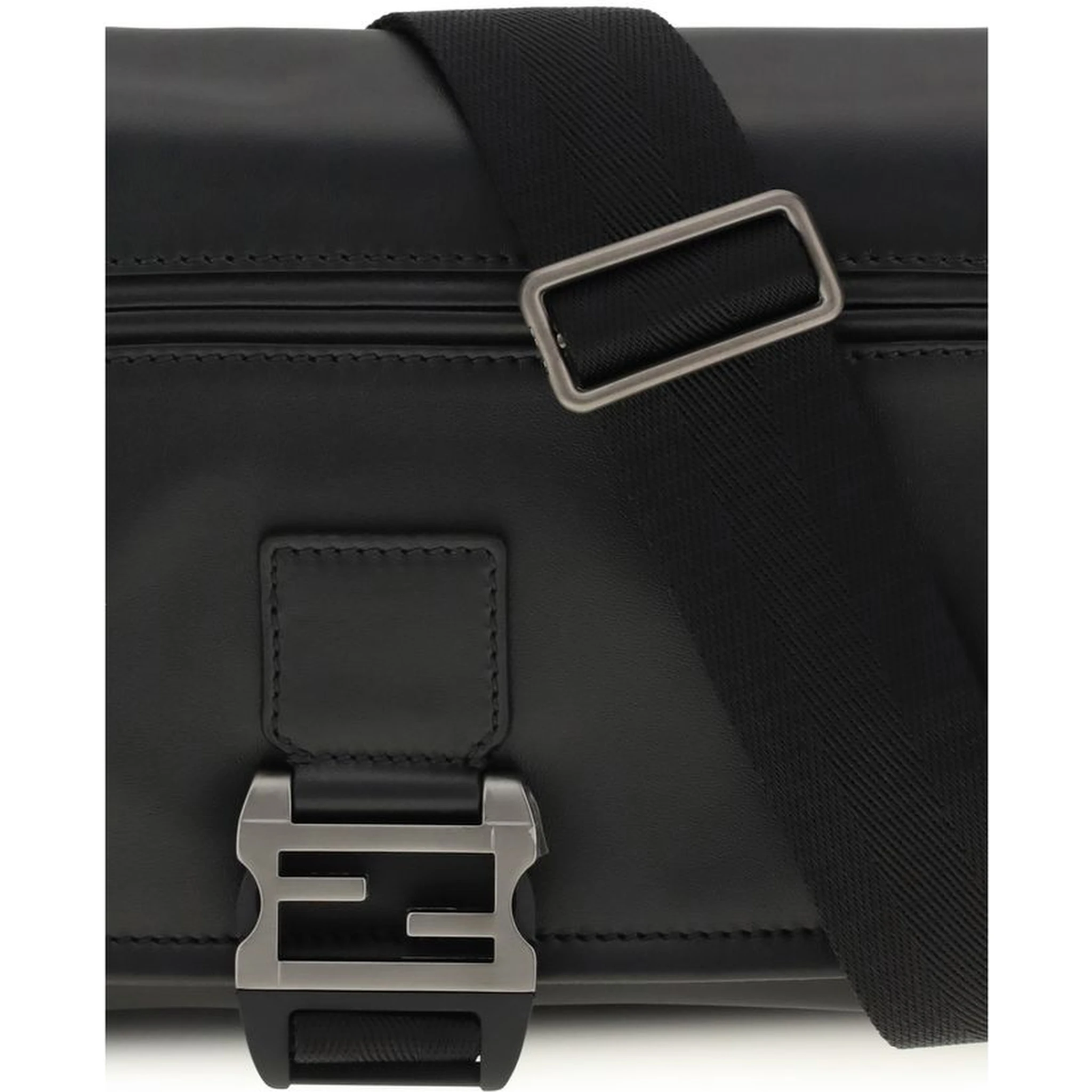 Black Calf Leather Bos Taurus Shoulder Bag