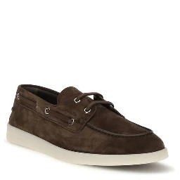 Brown Calf Leather Bos Taurus Slip-On Loafers