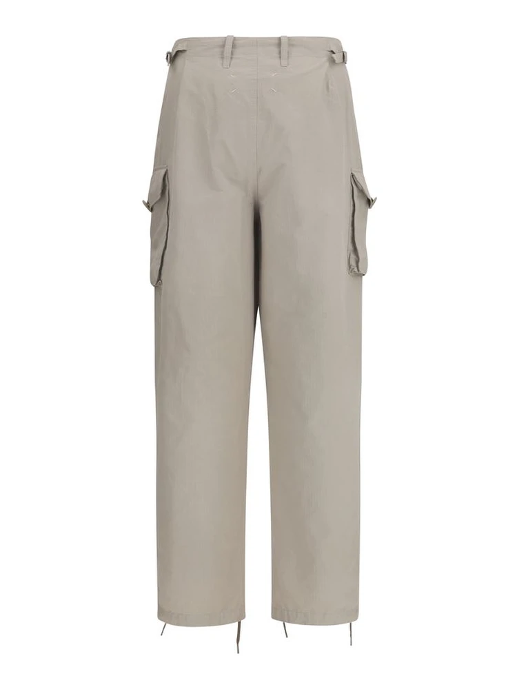 Beige Cotton Cargo Pants alternative