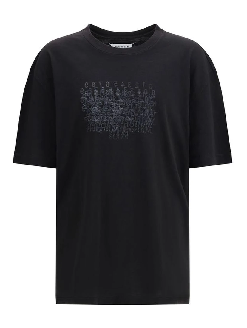 Black Cotton T-Shirt