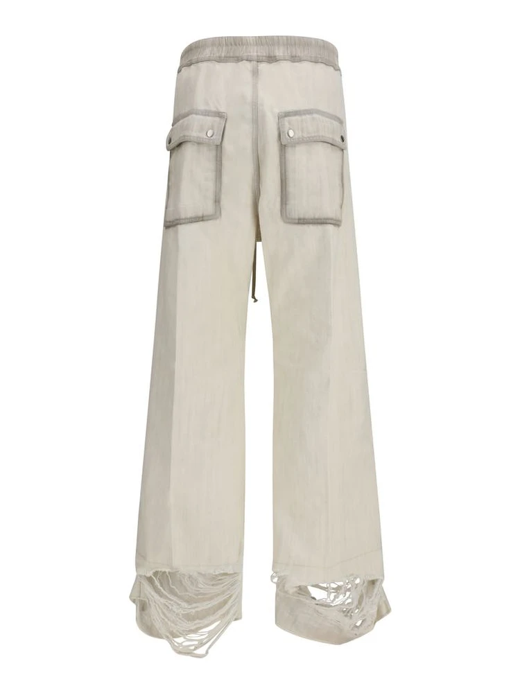 White Cotton Casual Pants alternative