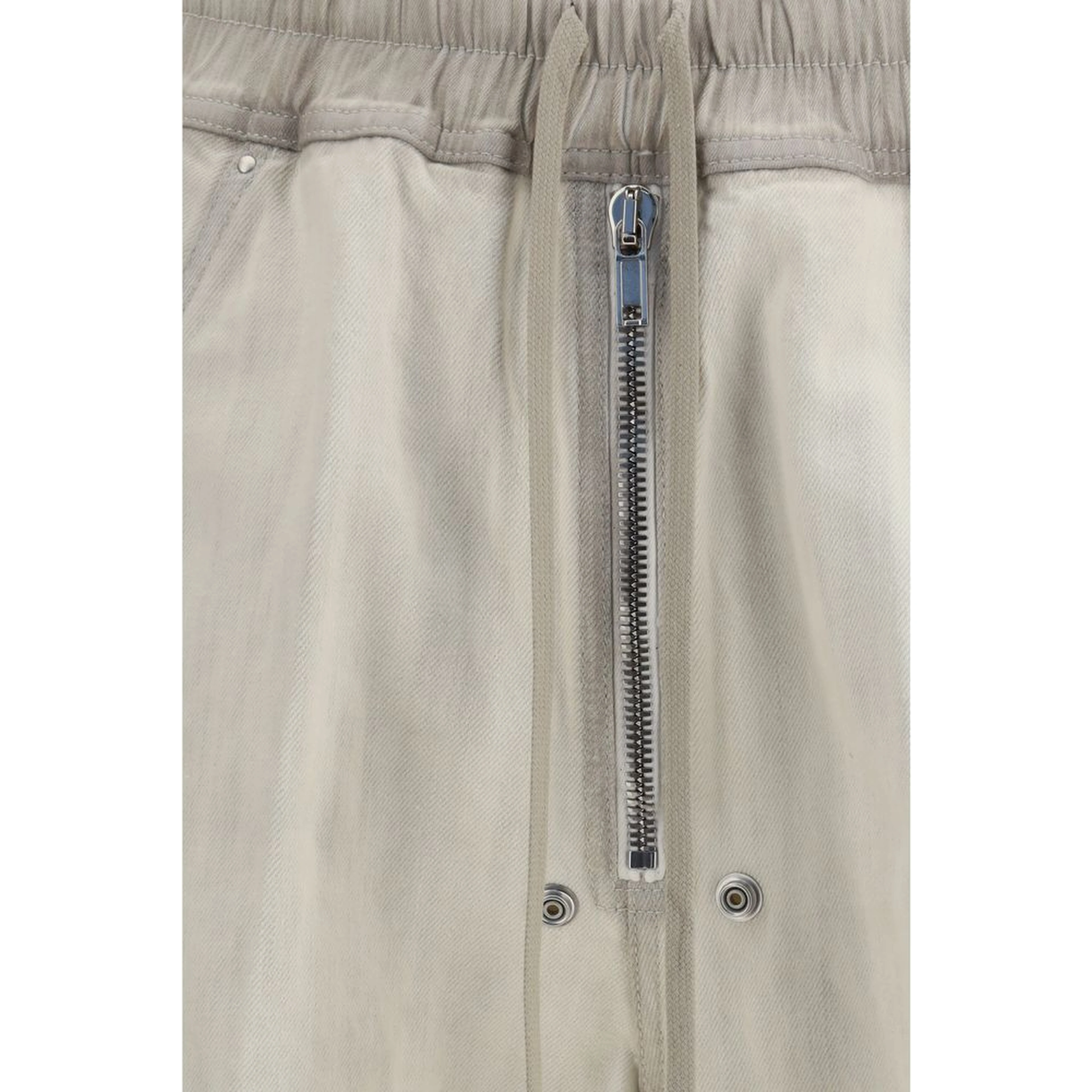 White Cotton Casual Pants