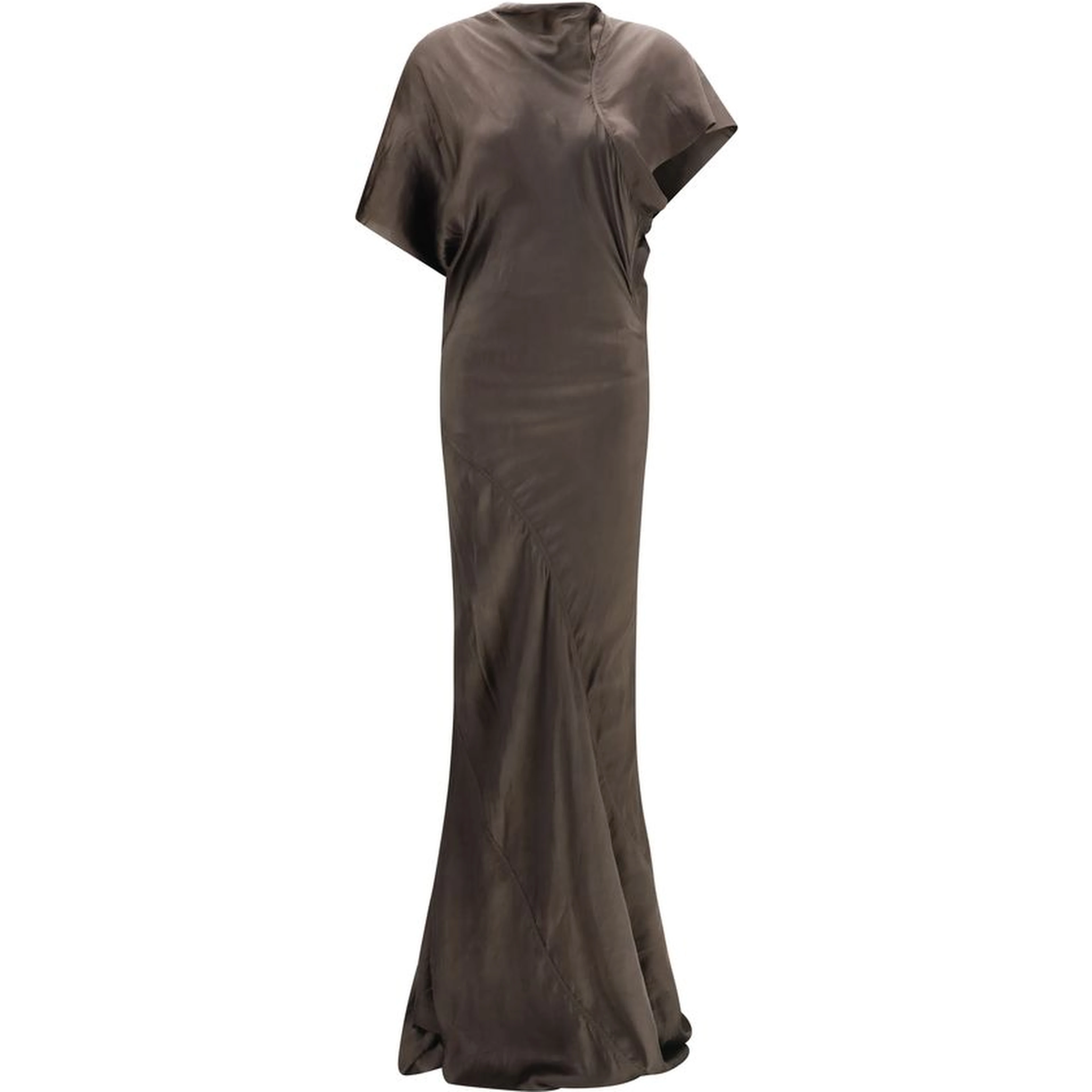 Brown Copper Long Dress