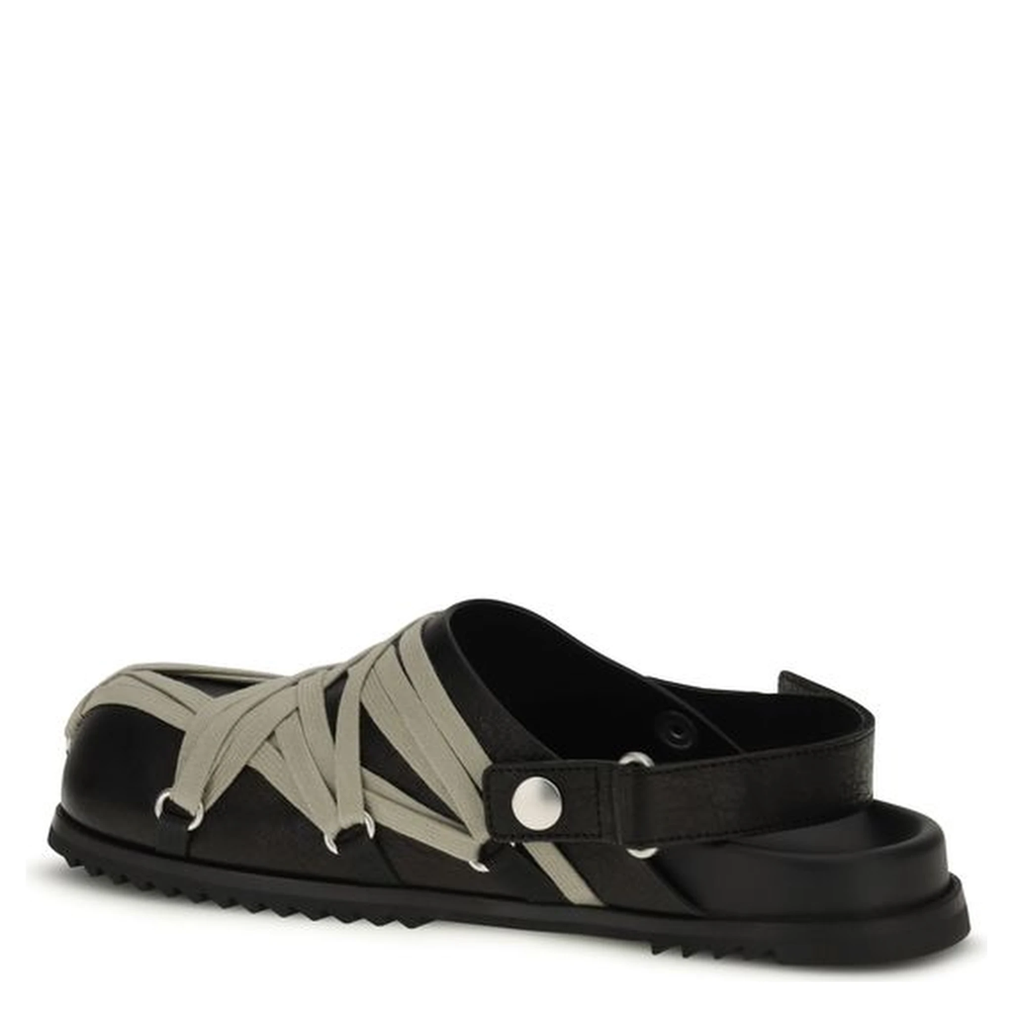 Black Calf Leather Bos Taurus Mules