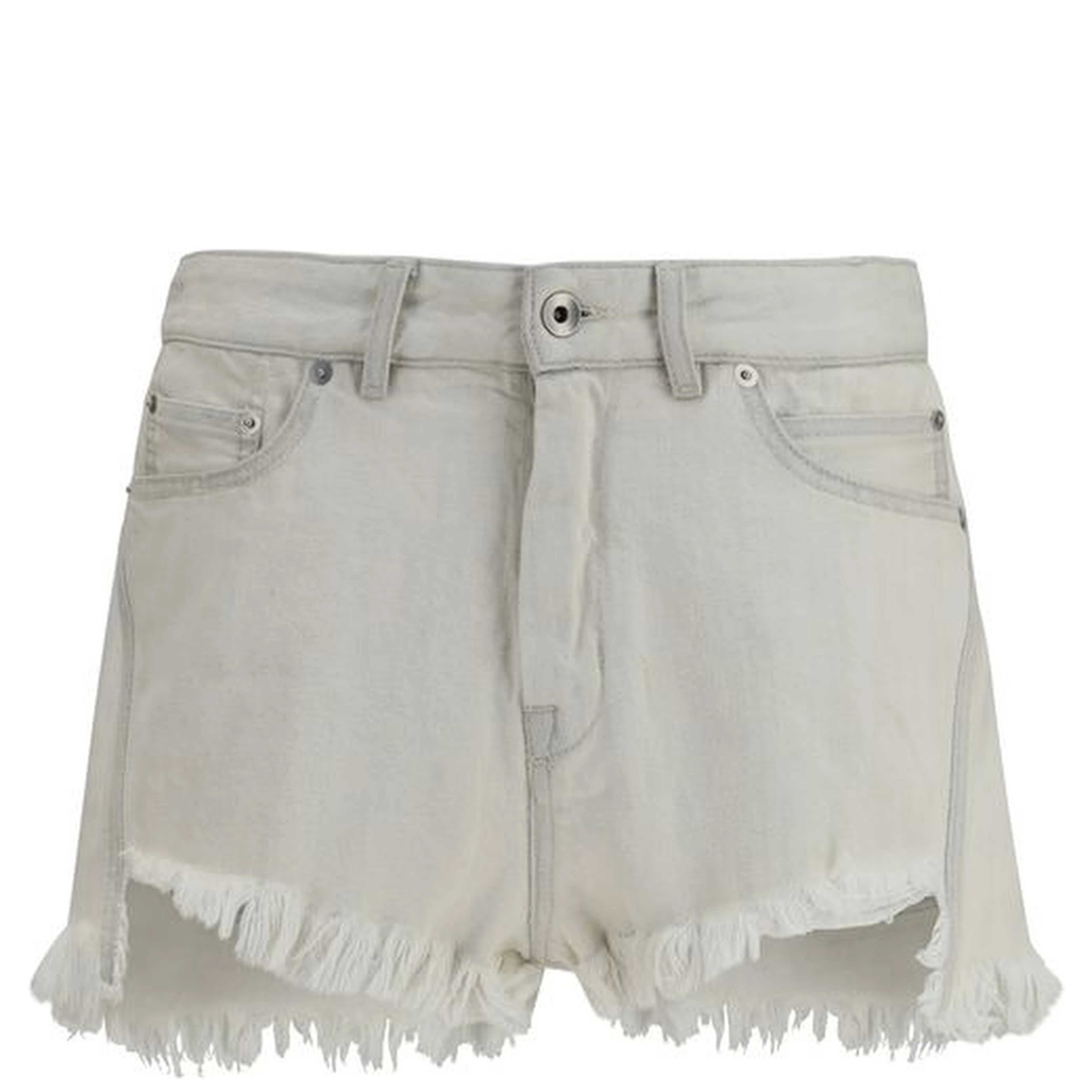 Beige Cotton Bermuda Shorts
