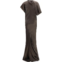 Brown Copper Long Dress
