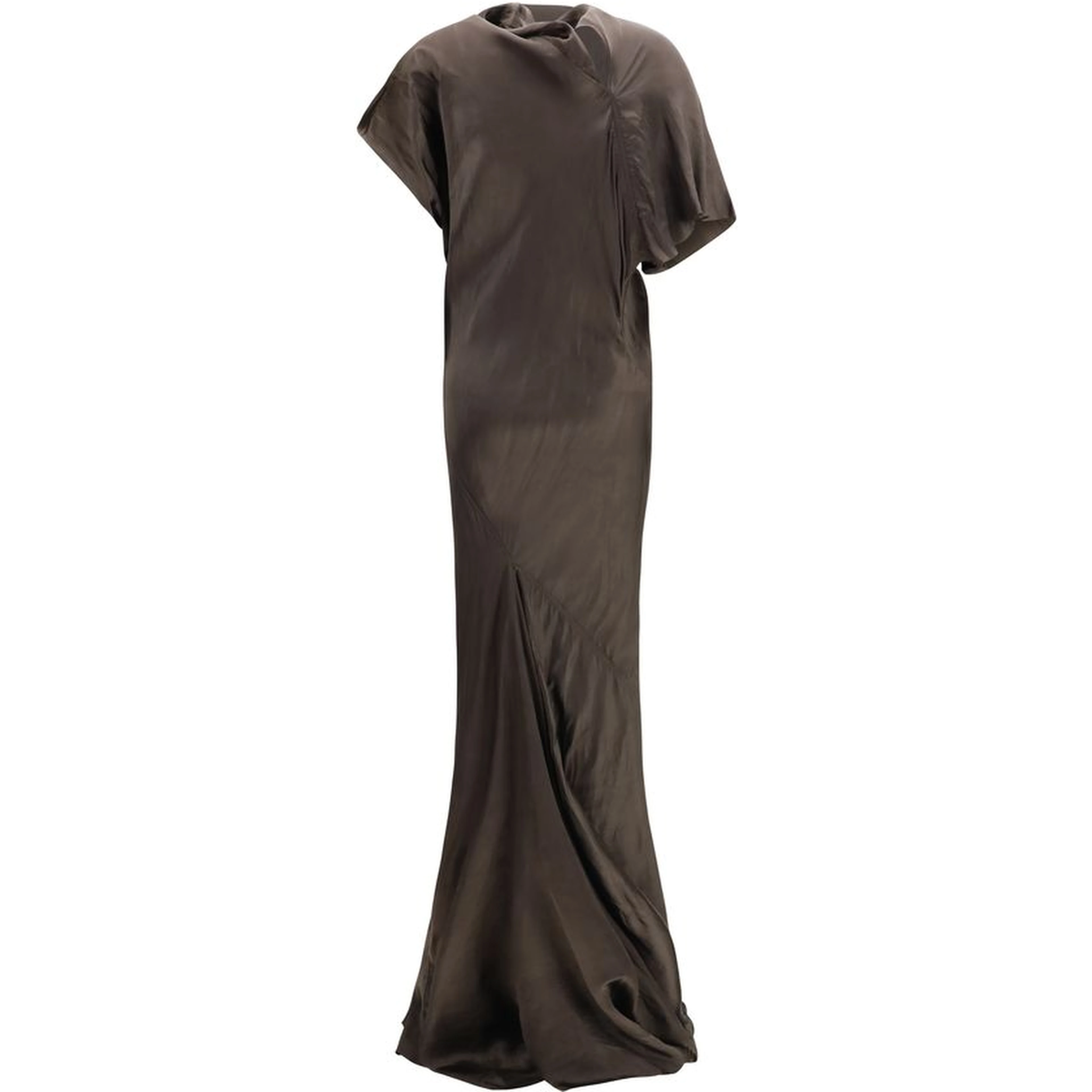 Brown Copper Long Dress