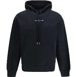 Black Cotton Sweatshirt