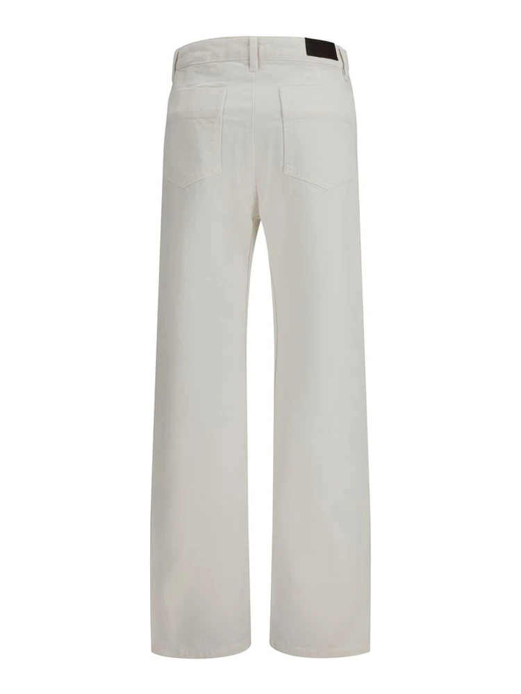 White Cotton Casual Pants alternative