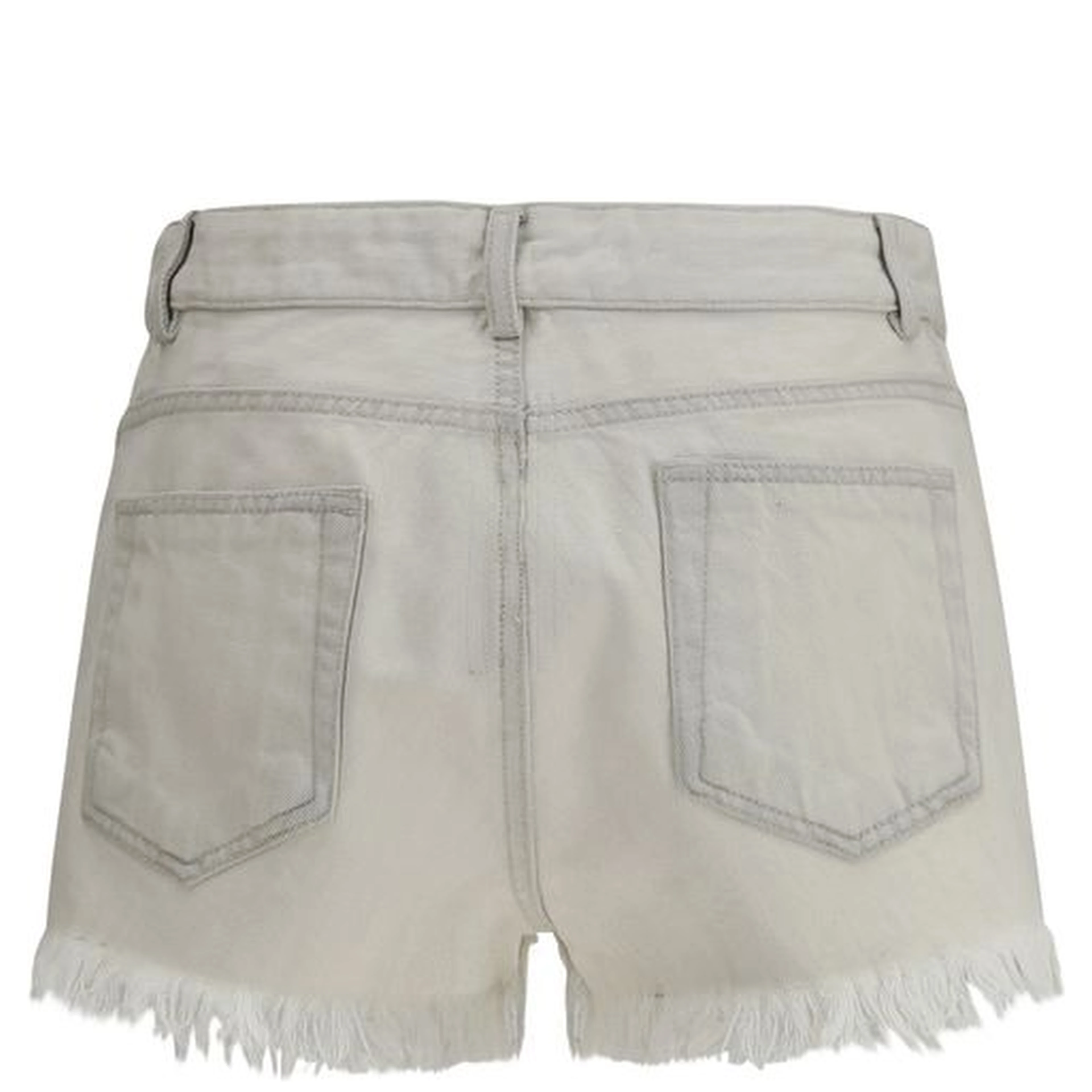 Beige Cotton Bermuda Shorts