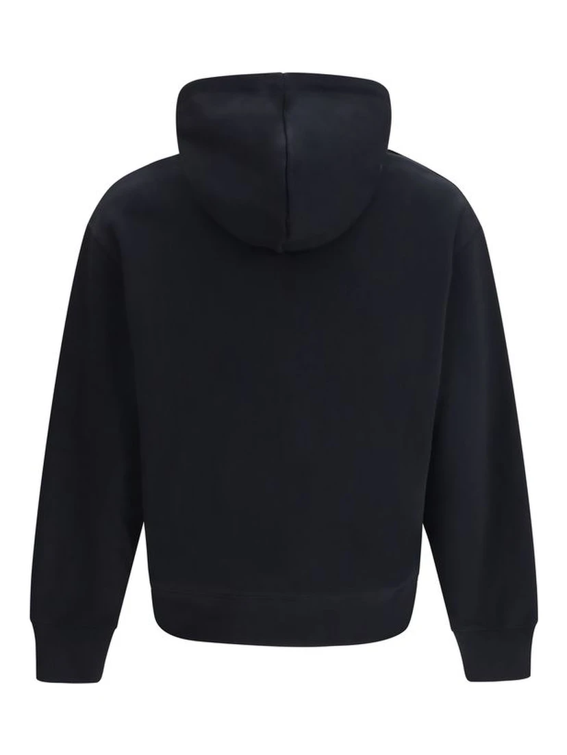 Black Cotton Sweatshirt