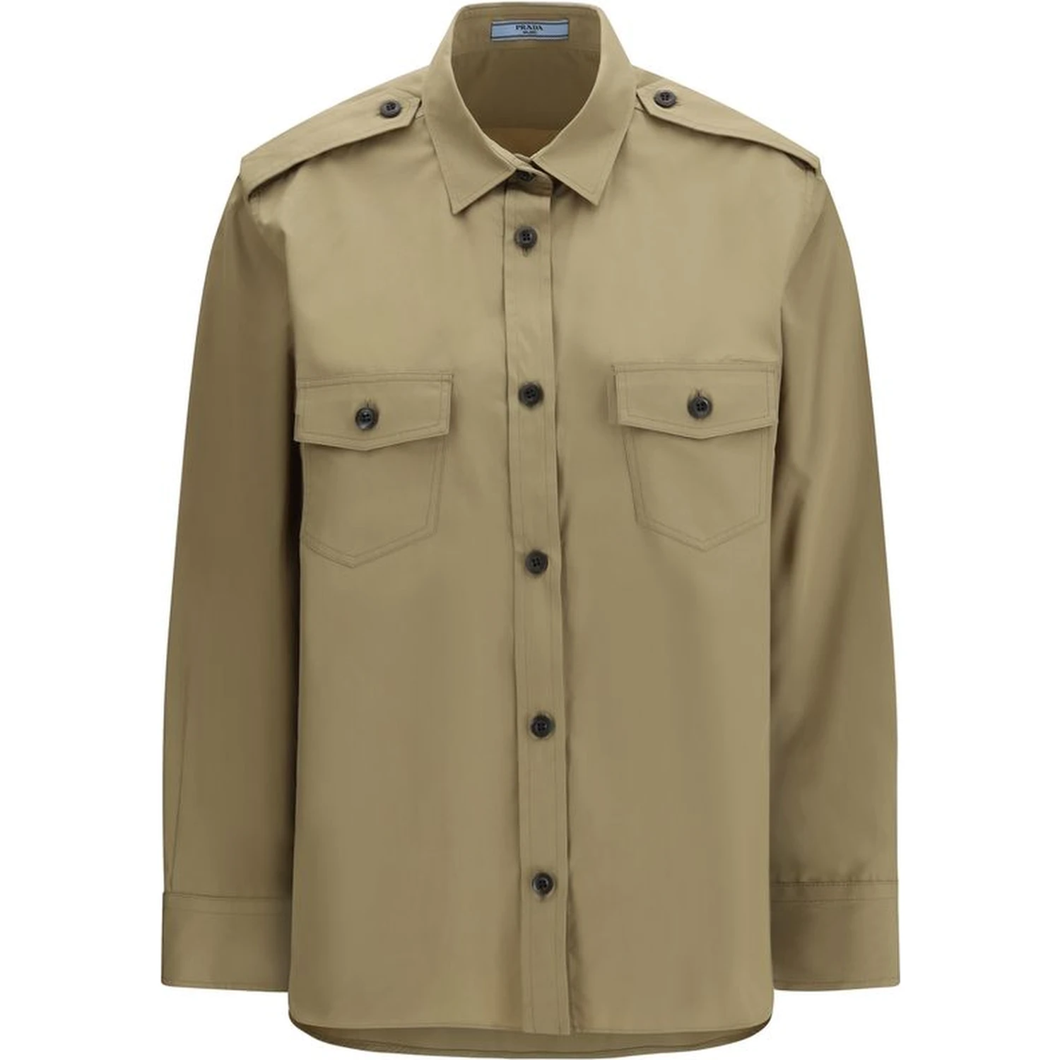 Beige Cotton Shirt