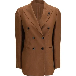 Brown Linen Blazer