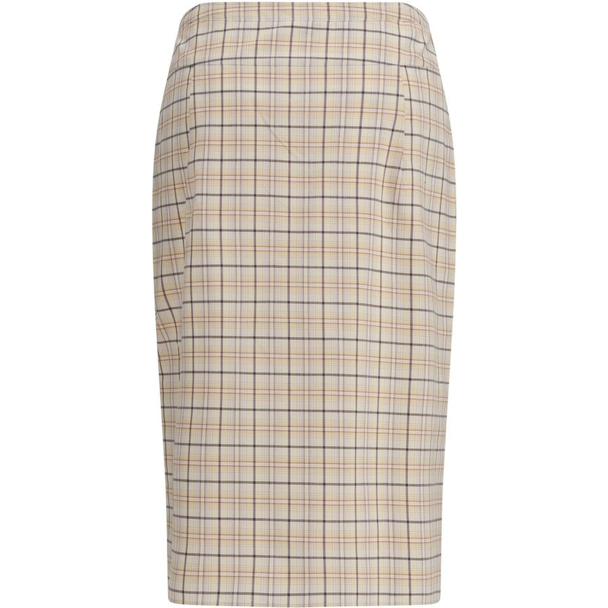 Multicolor Cotton Midi Skirt