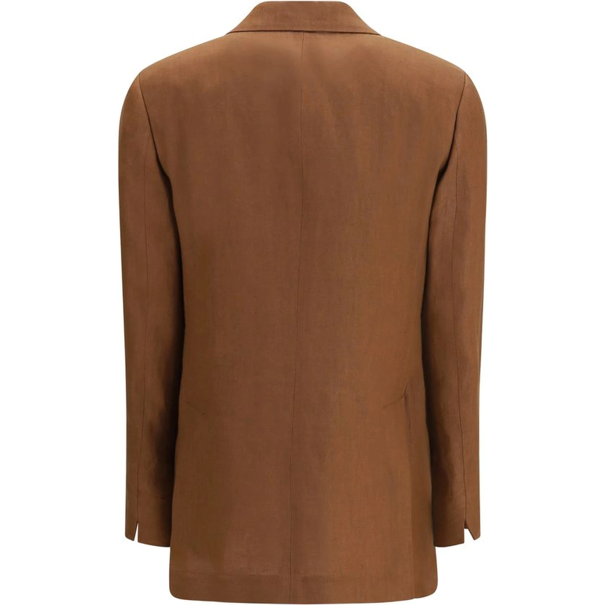 Brown Linen Blazer