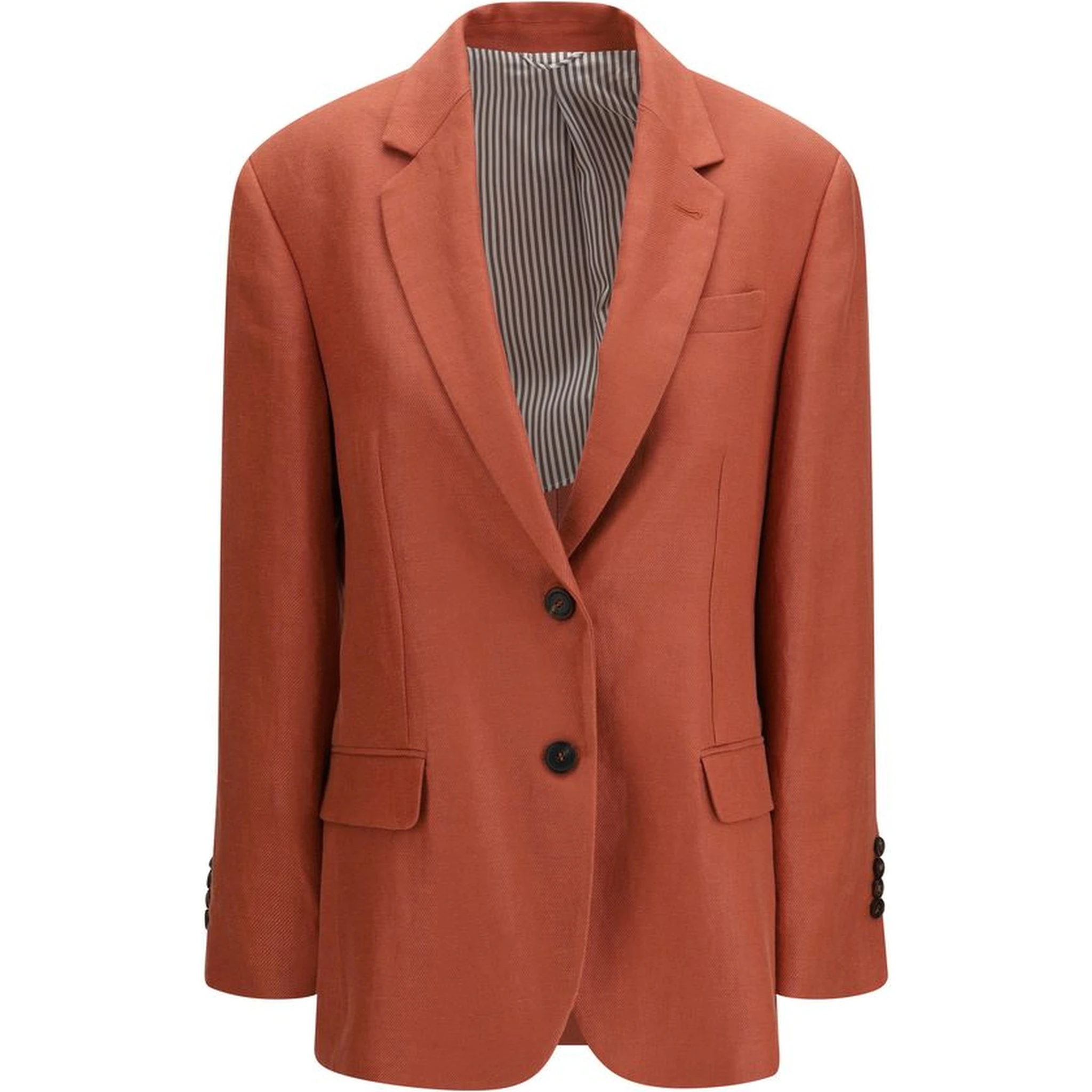 Multicolor Linen Blazer