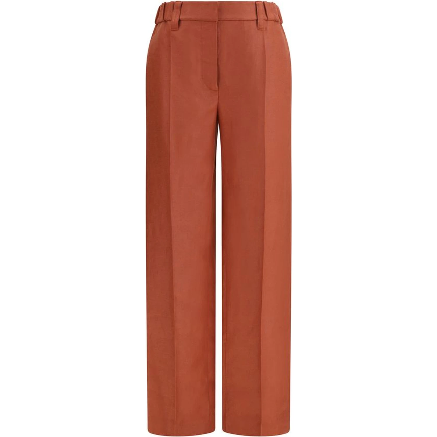 Multicolor Linen Casual Pants