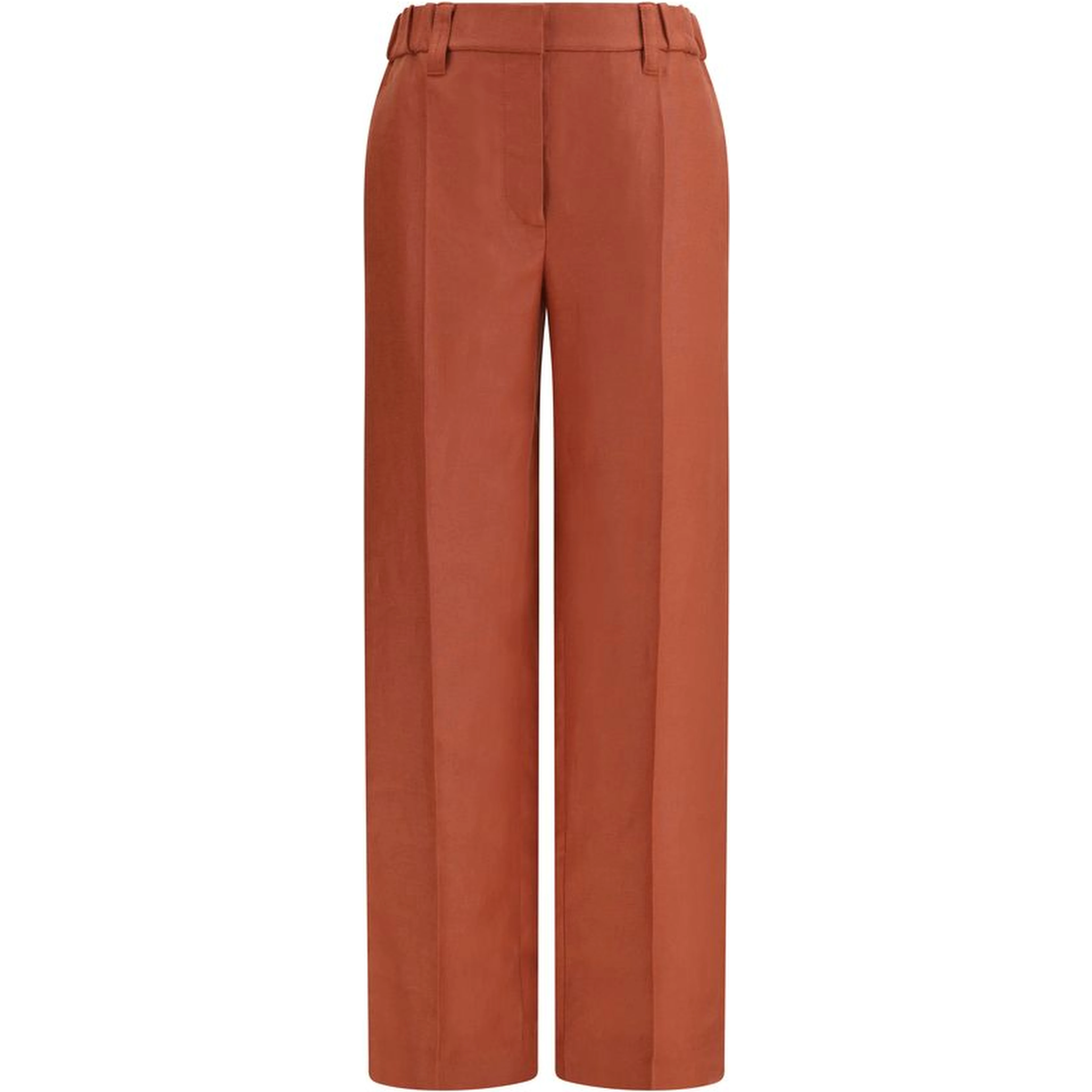 Multicolor Linen Casual Pants