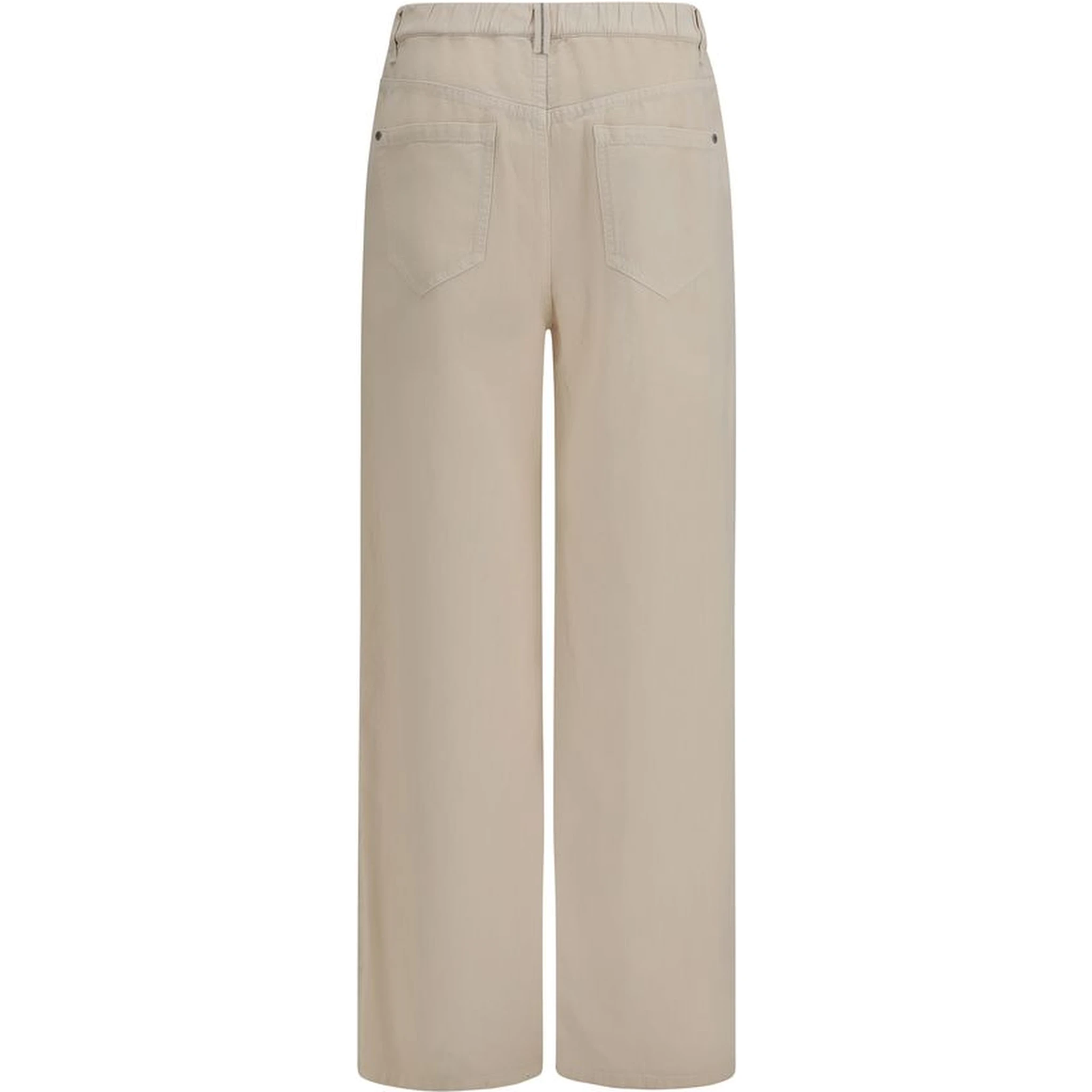 Beige Cotton Jeans Denim