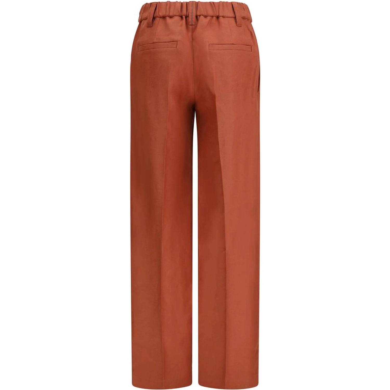 Multicolor Linen Casual Pants