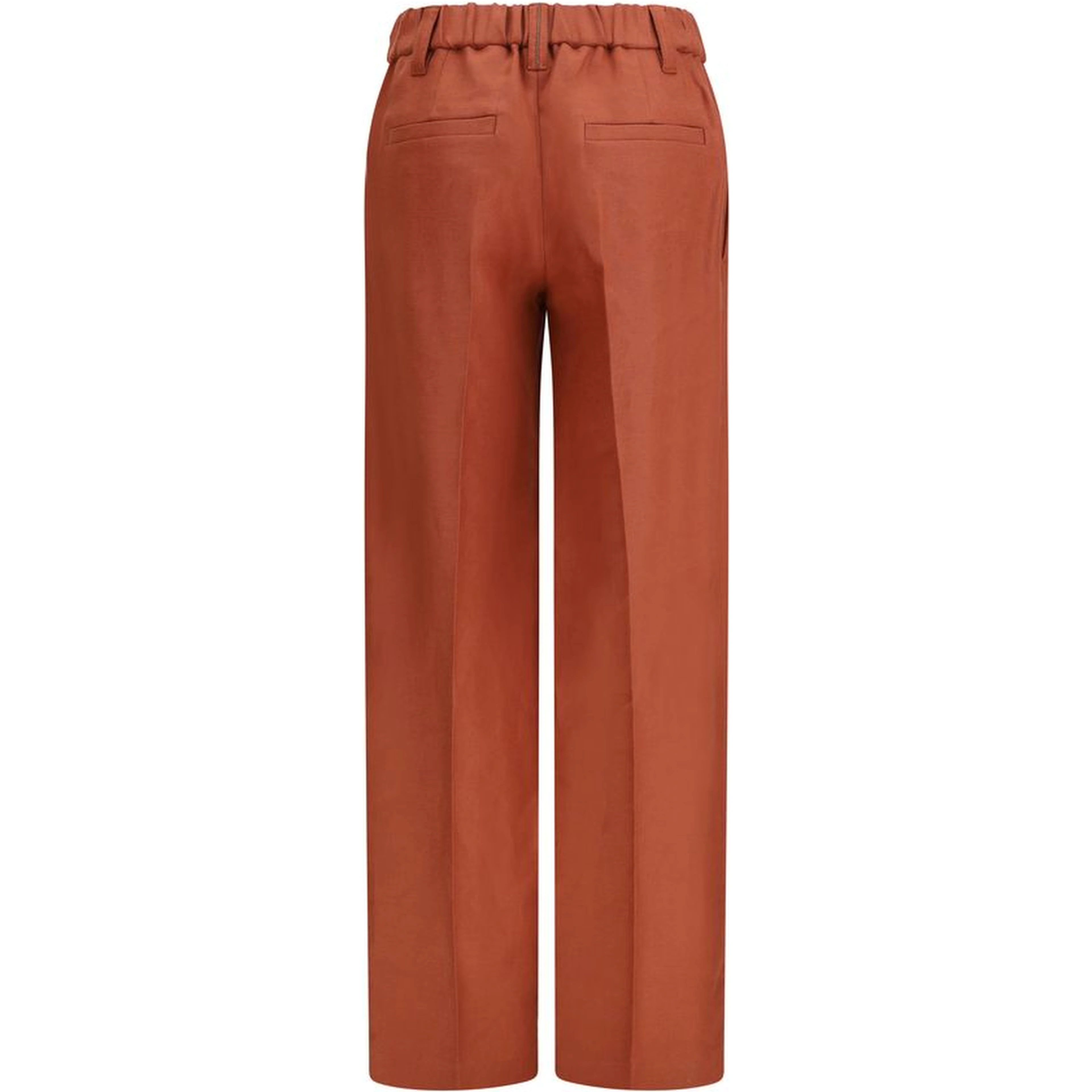 Multicolor Linen Casual Pants