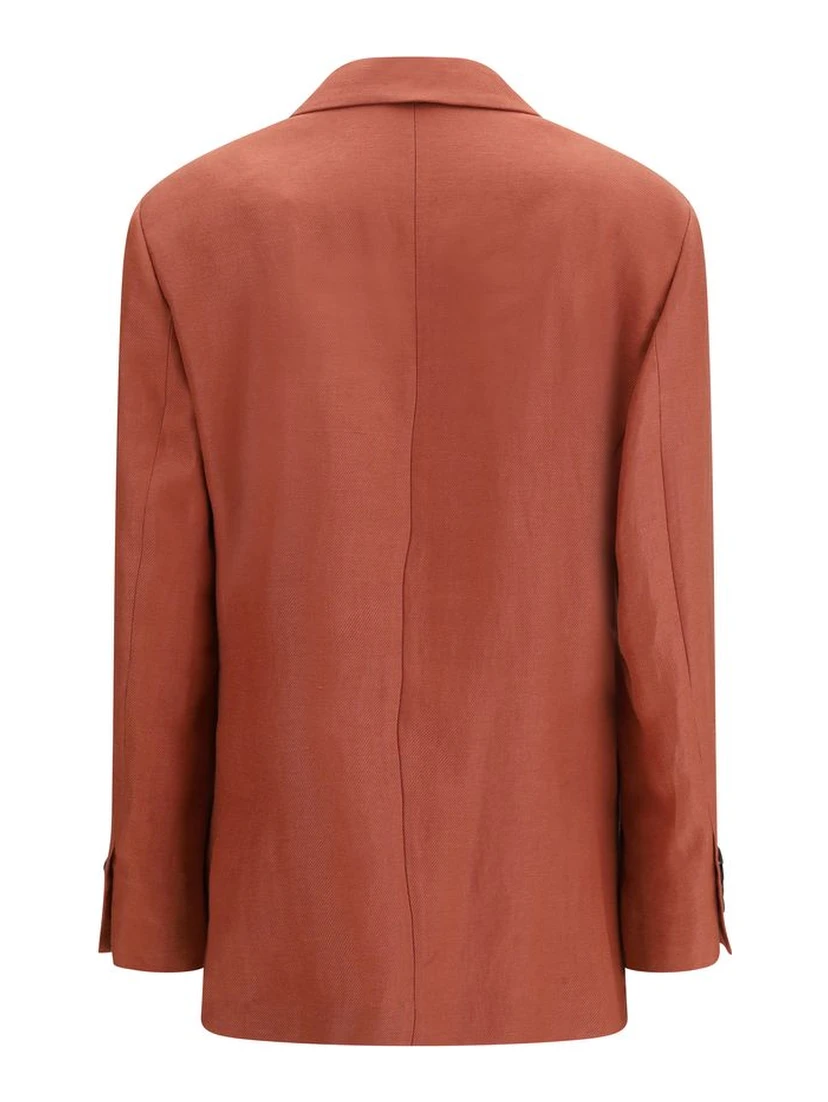 Multicolor Linen Blazer