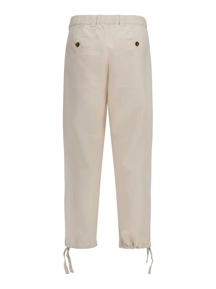 Beige Linen Casual Pants alternative