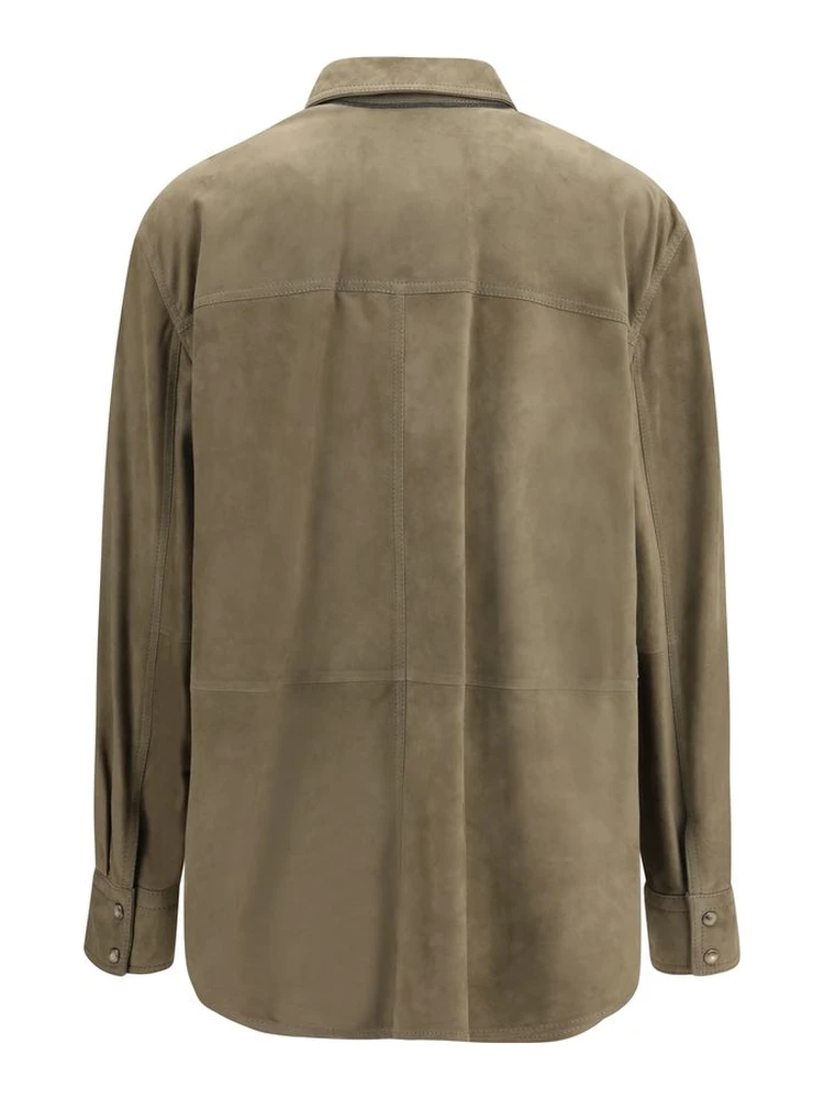 Bicolor Calf Leather Bos Taurus Dress Shirt alternative