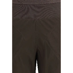 Brown Silk Casual Pants